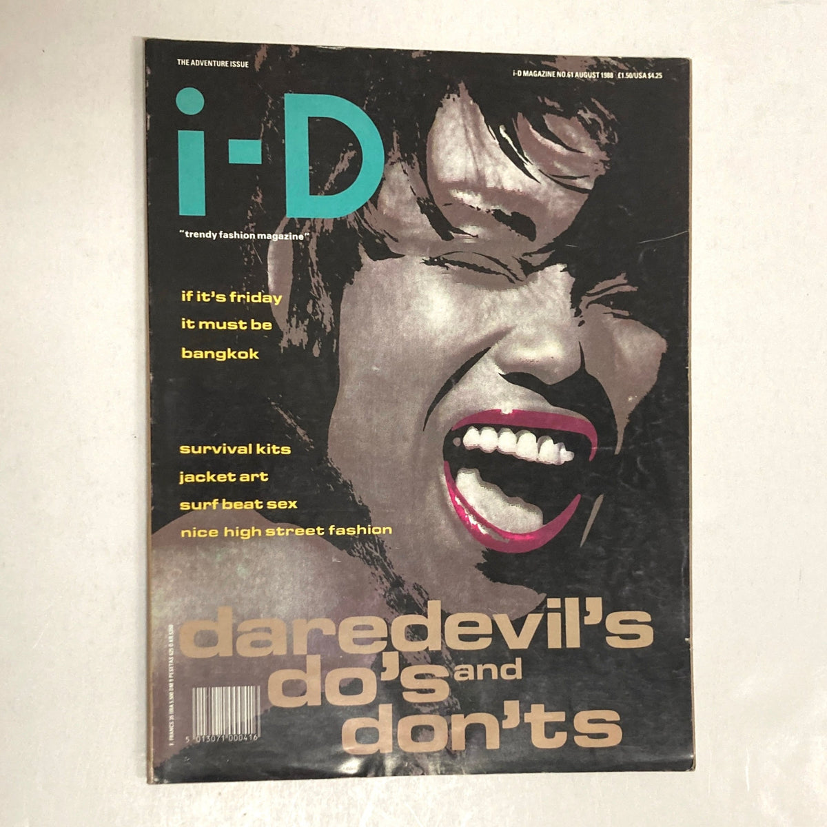i-D Magazine - August 1988 #61: The Adventure issue – Fenrick