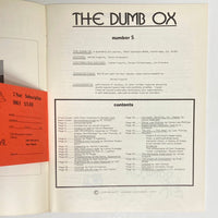 Hugunin, James & Breazeale, Kenon (Editors) - The Dumb Ox Vol. 1 No. 5: Photography and Ideology