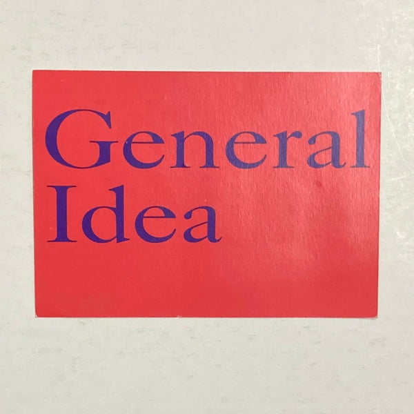 General Idea - The Armoury of the 1984 Miss General Idea Pavilion exhibition invitation