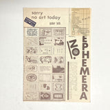 Carrión, Ulises (Editor) - Ephemera: A Monthly Journal of Mail and Ephemeral Works # 6 April 1978