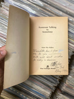Aidoo, Ama Ata - Someone Talking to Sometime (Signed)
