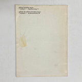 Edition Hansjörg Mayer - Katalog 1968