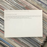 Askevold, David (Curator) - Projects Class Cards, Nova Scotia College of Art and Design, Fall 1969