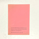 Lozano, Lee; etc - Programm I: Bilder Skulpturen Objekte Exhibition Pamphlet