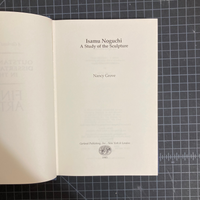 Grove, Nancy - Isamu Noguchi: A Study of the Sculpture (1985)
