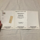Rammellzee; Chi, Tseng Kwong; Kitchen, Robert - East Meets West, Gothic Futurism Iconoclast Panzerism, Boy's Life 1983 Bonlow Gallery double-sided tri-fold exhibition invitation