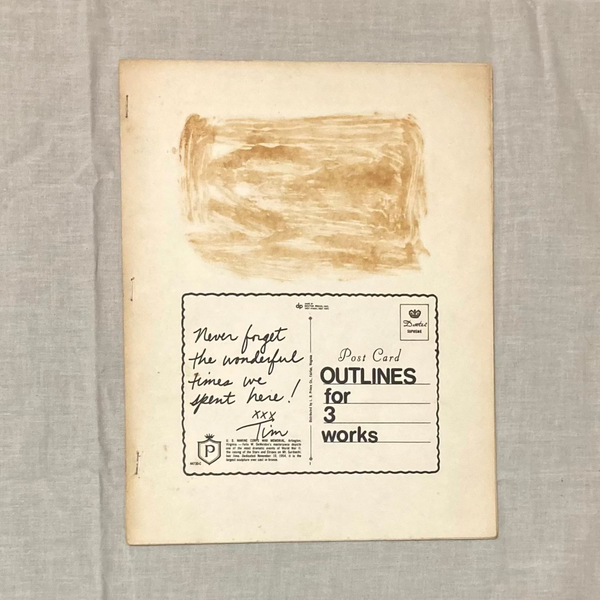 Dlugos, Tim - Outlines For 3 Works (1976)
