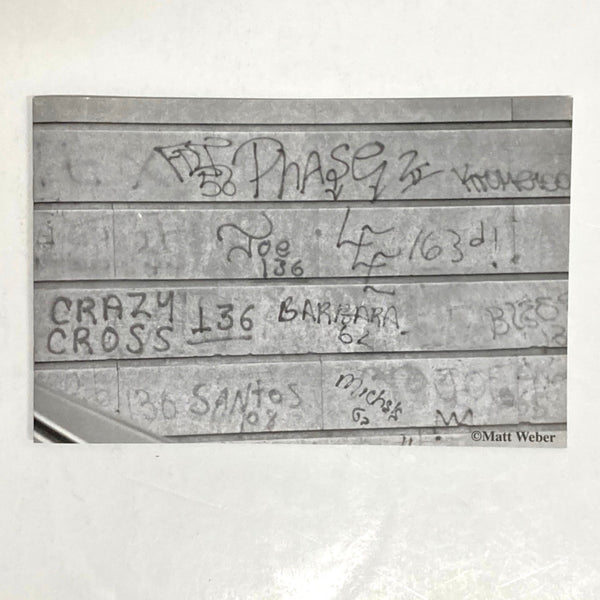 Weber, Matt - 1st Generation NYC Graffiti Tags (signed)