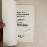Algarin, Miguel - Body Bee Calling from the 21st Century (Signed)
