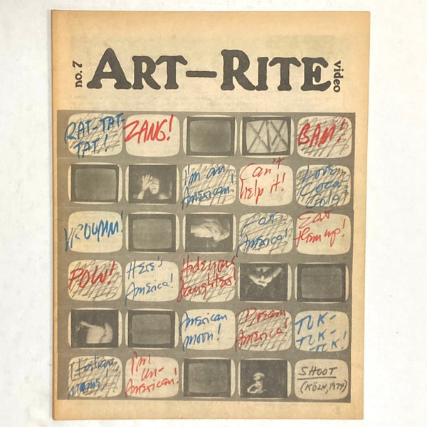 deAk, Edit, Cohn, Joshua and Robinson, Walter (editors) - Art-Rite #7: Video Issue