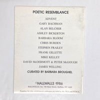 Kelley, Mike; etc - Poetic Resemblance exhibition catalogue