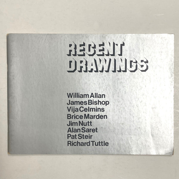 Marden, Brice and etc - Recent Drawings Exhibition Catalog