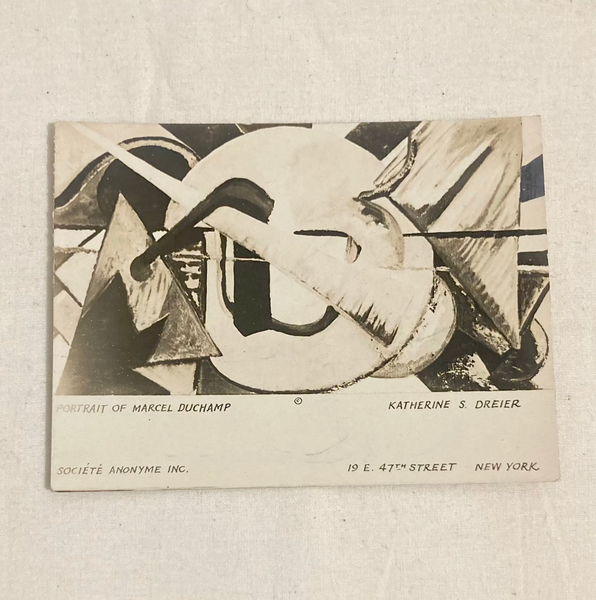 Dreier, Katherine S. - Portrait of Marcel Duchamp, Photo-Postcard for Société Anonyme Inc. ( circa 1920)