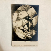 Schwitters, Kurt - Untitled, Photo-Postcard for Société Anonyme Inc. ( circa 1920)
