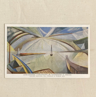Dreier, Katherine S. - Atmospheric Variations, Postcard for Société Anonyme Inc., Museum of Modern Art ( circa 1920)
