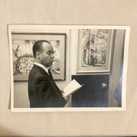 Moore, Peter - Five photographs of People at an Exhibition in 1961