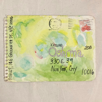 Ashley, George - Handmade Easter card made for Kazuko Oshima (1983?)