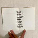 Piper, Adrian; etc - Works on Paper by 24 Artists: Onetwentyeight Gallery group exhibition brochure (1988)