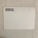 Piper, Adrian; etc - Works on Paper by 24 Artists: Onetwentyeight Gallery group exhibition brochure (1988)