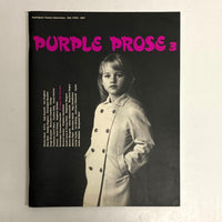 Zahm, Olivier & Fleiss, Elein ( Editors) - Purple Prose #3, Summer 1993