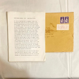 Coolidge, Clark - 55 sheet photocopied Clark Coolidge interview mailed to Larry Fagin from Laurie Price