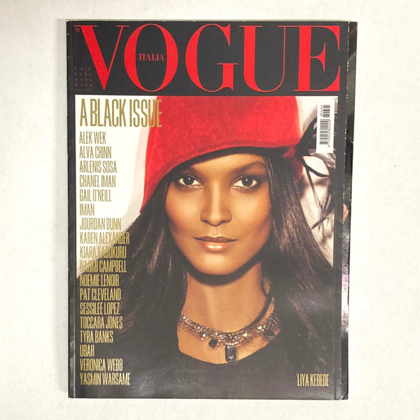 Vogue Italia Magazine -  Luglio (July) 2008 #695: A Black Issue (Lisa Kebede cover)
