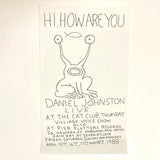 Johnston, Daniel - Live at Cat Club / Pier Platters 1988 Xerox print poster