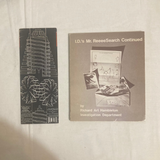 Hambleton, Richard - I.D.'S Mr. ReeeeSearch Continued with R. Dick Trace it's Perpetual Cyclic Calendar To The Year 2000 (Signed)