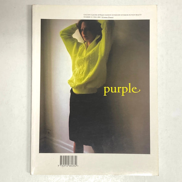 Zahm, Olivier & Fleiss, Elein ( Editors) - Purple #13, Fall '02