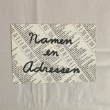 Carrión, Ulises - Namen en Adressen postcard