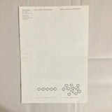 Carrión, Ulises - Rubber-stamped letter, three postcards with notes + Gossip, Scandal & Good Manners invitation & artists' book (Signed) (1981/1985)