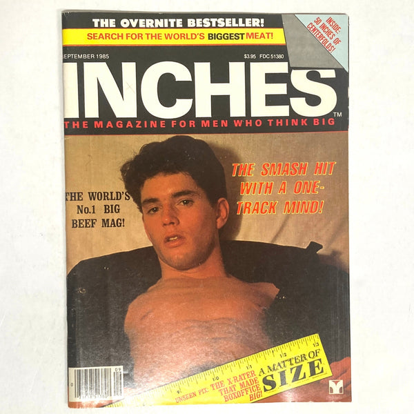 Inches: The Magazine for Men who Think Big - Vol. 1 No. 5, September 1985 Gay pornographic magazine