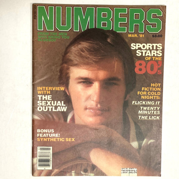 Numbers - Vol. 37, March 1981 Gay pornographic magazine