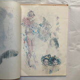 Akita, Masami (Merzbow) - 37 pages, 1 unbound and 36 staple-bound, of Unique Original Solvent-Transfer Art (Signed) (1982)