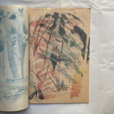 Akita, Masami (Merzbow) - 37 pages, 1 unbound and 36 staple-bound, of Unique Original Solvent-Transfer Art (Signed) (1982)
