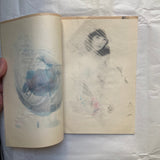 Akita, Masami (Merzbow) - 37 pages, 1 unbound and 36 staple-bound, of Unique Original Solvent-Transfer Art (Signed) (1982)