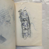 Akita, Masami (Merzbow) - 37 pages, 1 unbound and 36 staple-bound, of Unique Original Solvent-Transfer Art (Signed) (1982)