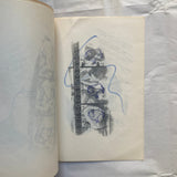 Akita, Masami (Merzbow) - 37 pages, 1 unbound and 36 staple-bound, of Unique Original Solvent-Transfer Art (Signed) (1982)