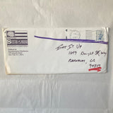 Political Art Documentation / Distribution (PADD) - Reagan's No Treat: Candy Wrapper & Stencil Kit with original mailing envelope ( 1984)