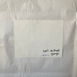 George, Carl Michael- Two-page letter to Private World with six painted photocopy postcards and original envelope (Signed) (1984)