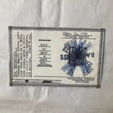 Fine, Albert M. - Unique typewritten & rubber-stamped Mail Art Postcard (Signed) (1979)