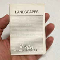 Bok, J. - Landscapes (IAC #31)