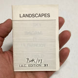 Bok, J. - Landscapes (IAC #31)