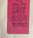 Levan, Larry - Larry Levan Productions Does The Beautiful Groove on Aug. 26: Just Click Your Heels 3 Times Cause There's No Place Like Larrys House For Your Emotional Rescue flyer (1990)