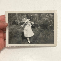 Photograph of African-American Child in Sunday Best Walking