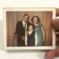 Photograph of African-American Man, Woman and Child (Fredie Hibbard at La Marchell)