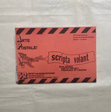 Baroni, Vittore (Editor) - Arte Postale! #52: Scripta Volant: An Air Mail Poetry Project with signed letter (Signed) (1985)