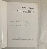 Duchamp, Marcel & Breton, Andre - First Papers of Surrealism exhibition catalog (1942)