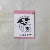 Padin, Clemente & Figueiredo, Cesar - Champion of Liberty artists' book, type-written letter on back of Fax Project invitation and envelope (1995)