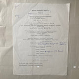 De Lawrence, Nadine - A Small Collection of Chey Backus-Walcott's materials relating to Nadine De Lawrence's Memorial, etc